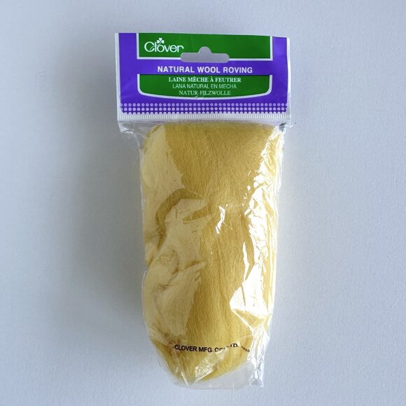 Clover Natural Wool Roving Lot of 9 Packs - Picture 9 of 11